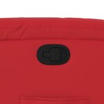 vidaXL Fauteuil inclinable Rouge Similicuir