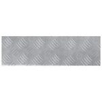 vidaXL Marches d'Escalier en Alu 10 Pièces Antidérapantes 60x18 cm