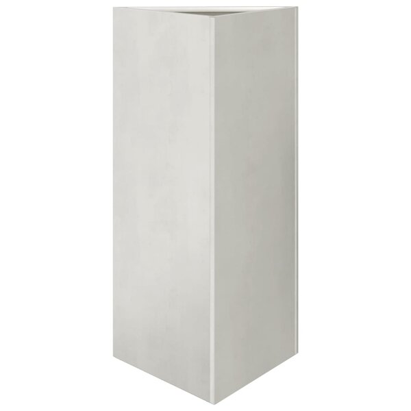 vidaXL Jardinière triangulaire 40x34 5x70 cm acier inoxydable