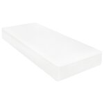 vidaXL Lit de repos avec matelas 90x200 cm Gris Bois de pin massif
