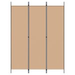 vidaXL Paravent à 3 panneaux Beige 150 x 200 cm Tissu