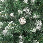 vidaXL Sapin de Noël artificiel avec support 150 cm PVC