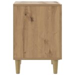 vidaXL Cabinet de chevet Chêne artisanal 43 x 34 5 x 50 cm