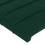 vidaXL Cadre de lit sans matelas vert foncé 80x200 cm velours