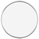 vidaXL Miroir mural Argenté Ø 20 cm Rond