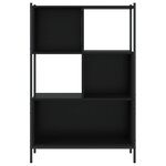 vidaXL Bibliothèque noir 72x28x109 cm bois d'ingénierie