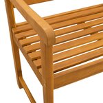 vidaXL Banc extérieur Naturel 180 x 55 5 x 90 cm Bois d'Acacia Massif