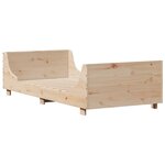 vidaXL Cadre de lit sans matelas 90x200 cm bois de pin massif
