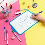 Feutre tableau blanc effaçable à sec 1721 Pointe Fine Ogive Bleu VELLEDA