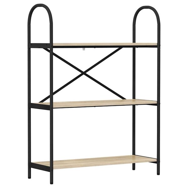vidaXL Étagère Chêne Sonoma 80 x 30 x 109 cm Bois d'ingénierie