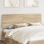 vidaXL Tête de lit Chêne Sonoma 200 cm Bois d'ingénierie