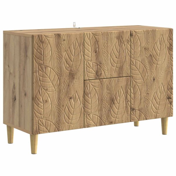 vidaXL Buffet Chêne artisanal 89 x 34 5 x 60 cm Bois d'ingénierie