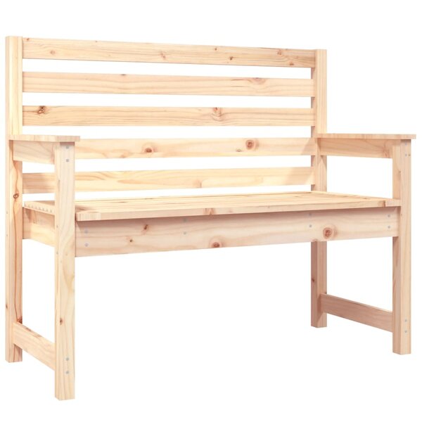 vidaXL Banc de jardin 109x48x91 5 cm bois massif de pin