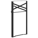 vidaXL Pied de Table à Bière 2 Pièces Noir 39 x 3 x 75 cm