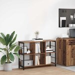 vidaXL Étagère Bois Ancien 102 x 32 x 72 5 cm Bois d'ingénierie