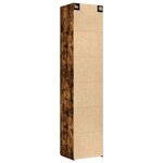 vidaXL Armoire de rangement mince chêne fumé 50x42 5x225 cm
