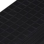 vidaXL Marches d'escalier 10 Pièces 25x75 cm caoutchouc