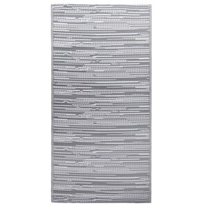 vidaXL Tapis d'extérieur ARAKIL Gris 160x230 cm PP