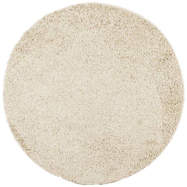 vidaXL Tapis shaggy PAMPLONA poils longs moderne doré Ø 280 cm
