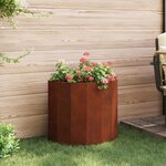 vidaXL Jardinière Rouillé 60 x 30 x 50 cm