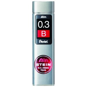 Etui de 15 Mines 0 3 mm AIN STEIN C273 dureté B x 12 PENTEL
