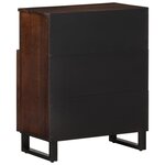 vidaXL Buffet marron 60x34x75 cm bois massif de manguier