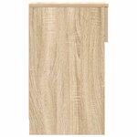 vidaXL Table de chevet avec tiroir chêne sonoma 20x36x60 cm