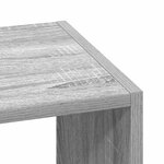 vidaXL Bibliothèques 2 Pièces empilable sonoma gris bois d'ingénierie
