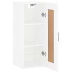 vidaXL Armoire murale blanc 34 5x34x90 cm bois d'ingénierie