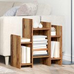 vidaXL Meuble d'appoint Bois ancien 60 x 26 x 60 cm Bois d'ingénierie
