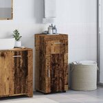 vidaXL Cabinet de salle de bain Bois ancien 37 x 31.5 x 82 cm