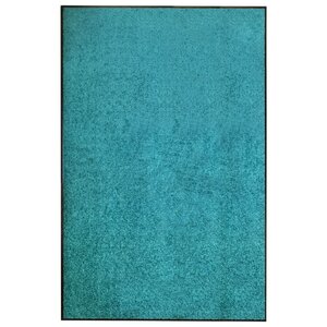 vidaXL Paillasson lavable Cyan 120x180 cm