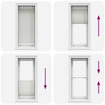 vidaXL Store plissé gris clair 65x100 cm largeur du tissu 64 4 cm