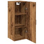 vidaXL Armoire murale vieux bois 34 5x34x90 cm bois d'ingénierie