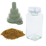 Flacon à épices poudreur + entonnoir + Carvi moulu 60 g