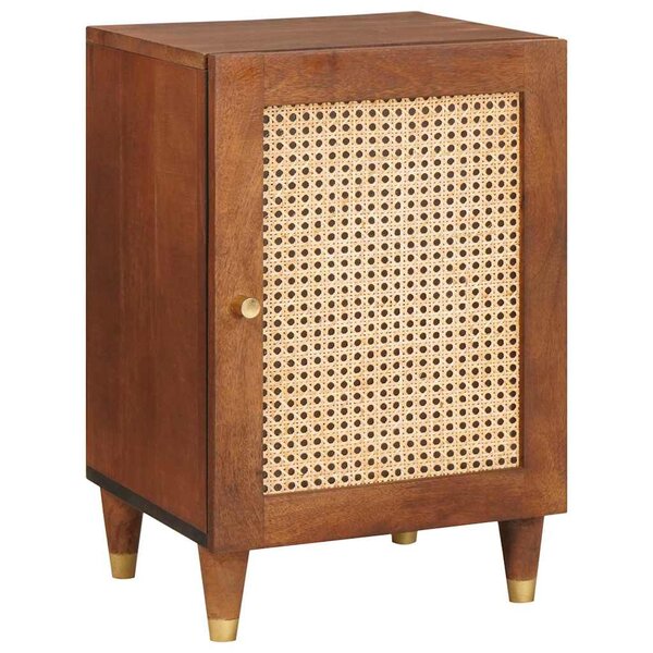 vidaXL Cabinet de salle de bain avec étagère Marron 38 x 33.5 x 58 cm