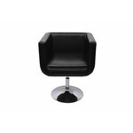 vidaXL Chaise de bar lot de 2 cuir artificiel noir