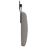 vidaXL Tête de lit suspendue Taupe Tissu