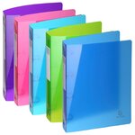 Classeur 4 Anneaux 30mm Iderama Pp Polypropylène 7/10e - A4 Maxi - Couleurs Assorties - X 15 - Exacompta