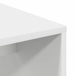 vidaXL Bureau avec étagère Blanc 102 x 50 x 124 cm Bois d'ingénierie