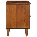 vidaXL Cabinet de chevet Marron 40 x 33 x 46 cm Bois de mangue massif