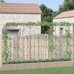 vidaXL Pergola Bambou 385x40x205 cm