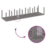 Ensemble de salle à manger de jardin 17 pièces avec coussins Gris clair en rotin synthétique