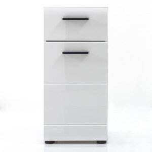 Trendteam Armoire de rangement de salle de bain Skin blanc