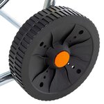 vidaXL Chariot d'enrouleur pour tuyau de 80 m 3/4" acier