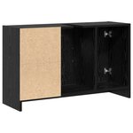 vidaXL Cabinet de Lavabo Chêne Noir 90x29x55 cm Bois d'Ingénierie