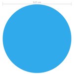 vidaXL Couverture de piscine Bleu 527 cm PE