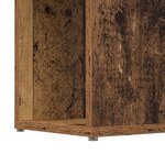 vidaXL Unité de rangement Bois ancien Bois massif 80 x 24 x 155 cm