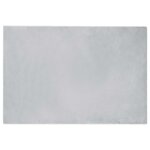vidaXL Tapis en Fourrure Synthétique de Lapin Gris 120 x 170 cm
