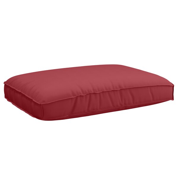 vidaXL Coussin pour assise de palette Bordeaux 120 x 80 x 12 cm